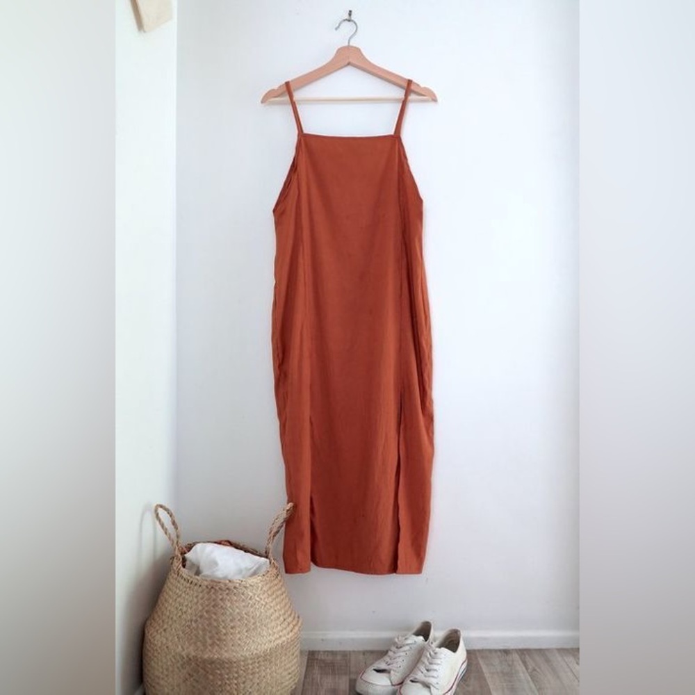 Marc O’ Polo Rose Colored Apron Dress 100% Cotton